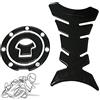 QIUMING Paraserbatoio Tank Pad Adesivo 3D Adesivo Serbatoio Moto Protezione per serbatoio del gas Autoadesivo del carro armato del motociclo per spargitori Moto Tutti Terrain Scooter Serbatoi di carburante