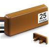 V VOOXA VOOXA Tappi per fessura acqua 25 pezzi, 20-34x5 mm, RAL 8003 Marrone