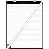 Rocketbook Orbit Letter Page Pack - Blocco intelligente riutilizzabile legale - Dot-Grid & Lined, bianco