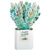 Hallmark Paper Wonder - Biglietto di Natale pop-up con motivo bouquet di piante