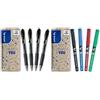 PILOT G-2, Penna Roller a Inchiostro Gel, a Scatto e Ricaricabile, Penna Ecologica In Plastica Riciclata Confezione da 4 V5 HI-TECPOINT Hi-Tecpoint V5 - Penna a inchiostro liquido