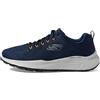 Skechers 232519 Nvor, Scarpe da ginnastica Uomo, Navy Engineered Mesh Arancione Trim, 45.5 EU