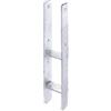 Alberts 213886 Staffa portapalo ad H, Acciaio, lichte Breite: 95 mm