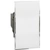 Bticino Spa Pulsante + Portanome 1P NO 10A 12V Retroilluminato Living Now Bticino K4040V12