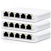 Ubiquiti Networks Ubiquiti UnifiSwitch USW-Flex-Mini-3 (KIT composto da 3 USW-FLE-MINI) 5 porte Gblan, alimentazione USB Type-C o PoE 802.3af - USW-Flex-Mini-3-EU