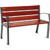 PROCITY Panchina in legno SILAOS® con schienale PROCITY