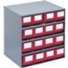 Cassettiera magazzino, portata corpo 75 kg - kaiserkraft