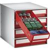 Cassettiera magazzino, portata corpo 75 kg - kaiserkraft