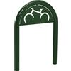 PROCITY Portabiciclette ad arco con pannello PROCITY