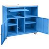 eurokraft basic Postazione per PC, con rotelle eurokraft basic