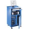 eurokraft basic Postazione per PC, con rotelle eurokraft basic
