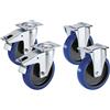 Proroll Set di ruote in gomma elastica su cerchioni in plastica Proroll