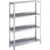 hofe Scaffale portadocumenti a vite, zincato hofe