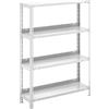 hofe Scaffale portadocumenti a vite, grigio chiaro RAL 7035 hofe