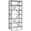 Scaffale a innesto, zincato, 7 ripiani - kaiserkraft