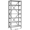 Scaffale a innesto, zincato, 7 ripiani - kaiserkraft