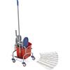 eurokraft pro Set di carrelli per pulizie in acciaio inox eurokraft pro
