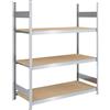 hofe Scaffale a innesto con ripiani lunghi in pannelli di truciolato hofe