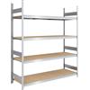 hofe Scaffale a innesto con ripiani lunghi in pannelli di truciolato hofe