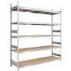 hofe Scaffale a innesto con ripiani lunghi in pannelli di truciolato hofe