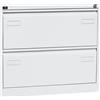 BISLEY Classificatore per cartelle sospese LIGHT, a doppia corsia BISLEY