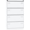 BISLEY Classificatore per cartelle sospese LIGHT, a doppia corsia BISLEY