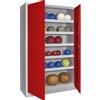 Pavoy Armadio per palloni con ante a battente, altezza 1950 mm Pavoy