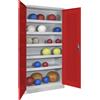 Pavoy Armadio per palloni con ante a battente, altezza 1950 mm Pavoy
