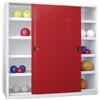 Pavoy Armadio porta palloni con ante scorrevoli, altezza 1950 mm Pavoy