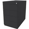 BISLEY Piedistallo Note™, con 4 cassetti universali BISLEY