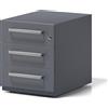 BISLEY Cassettiera con rotelle Note™, con 3 cassetti universali BISLEY