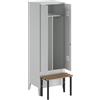 Wolf Armadietto sporco/pulito Berlin 2 con panca Wolf