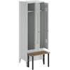 Wolf Armadietto Berlin 2 con panca Wolf