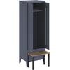 Wolf Armadietto sporco/pulito Berlin 1 con panca Wolf