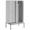 Wolf Armadietto sporco/pulito Berlin 2 con panca Wolf