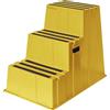 Twinco Scaletta in plastica con gradini con rivestimento antiscivolo Twinco