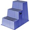 Twinco Scaletta in plastica con gradini con rivestimento antiscivolo Twinco