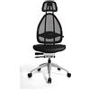 Topstar Sedia girevole per ufficio, elegante, completa di poggiatesta e schienale in rete Topstar