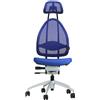 Topstar Sedia girevole per ufficio, elegante, completa di poggiatesta e schienale in rete Topstar