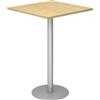Tavolo alto, lungh. x largh. 800 x 800 mm - kaiserkraft