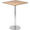 Tavolo alto, lungh. x largh. 800 x 800 mm - kaiserkraft