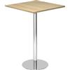 Tavolo alto, lungh. x largh. 800 x 800 mm - kaiserkraft