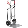 eurokraft pro Carrello per sacchi con pattini, nero eurokraft pro