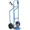 eurokraft pro Carrello per sacchi con pattini, blu eurokraft pro