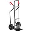 eurokraft pro Carrello per sacchi con pattini, nero eurokraft pro