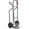 eurokraft pro Carrello per sacchi con pattini, nero eurokraft pro