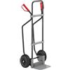 eurokraft pro Carrello per sacchi con pattini, nero eurokraft pro