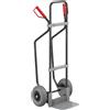 eurokraft pro Carrello per sacchi con pattini, nero eurokraft pro