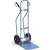 eurokraft pro Carrello per sacchi con pattini, blu eurokraft pro