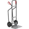 eurokraft pro Carrello per sacchi con pattini, nero eurokraft pro